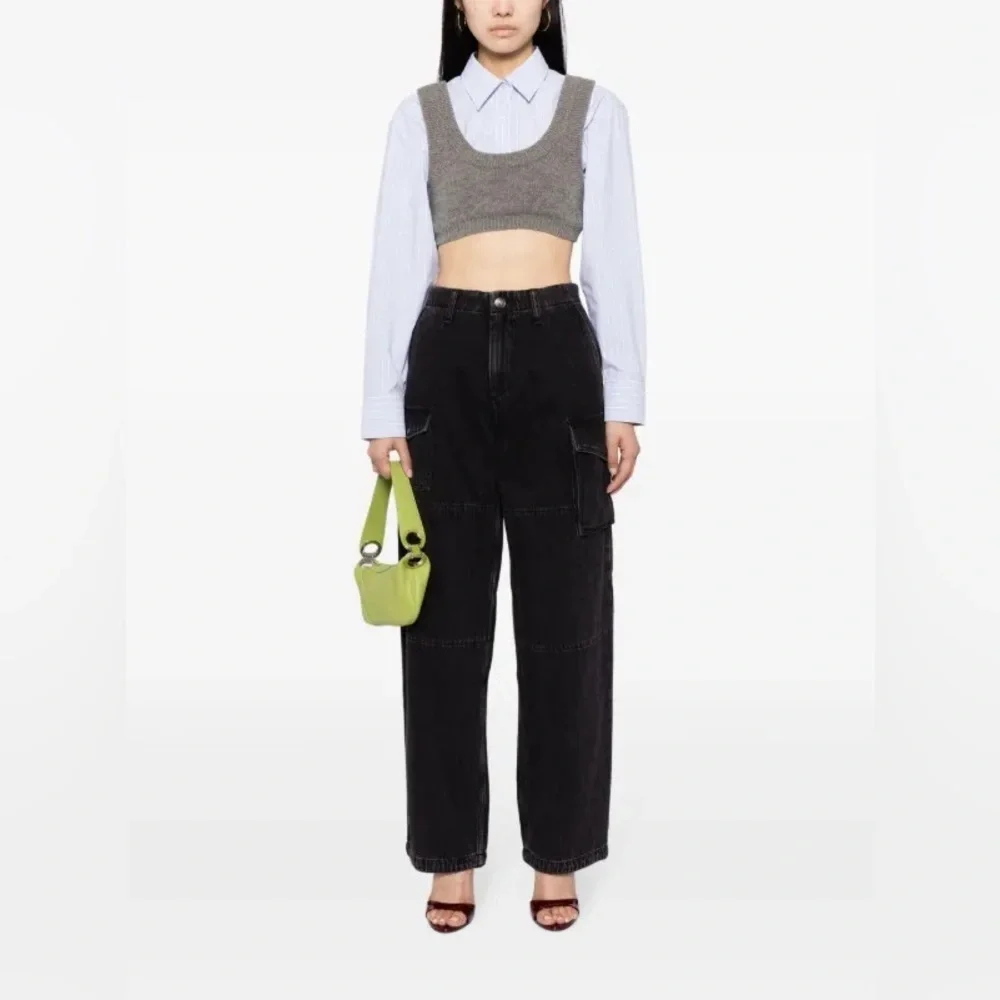 Rag & bone high-rise wide-leg jeans